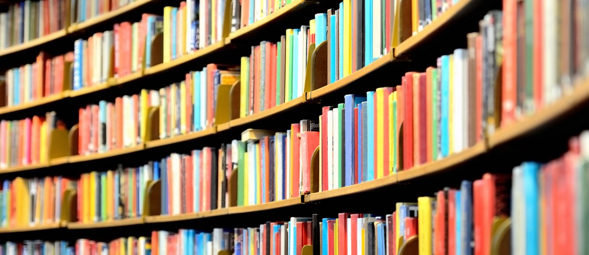 Photo of a library