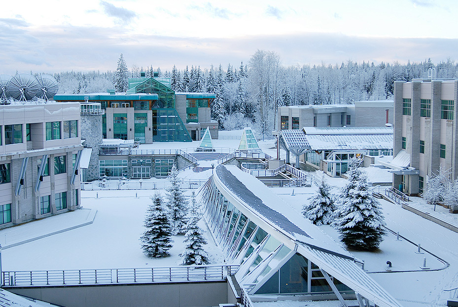 Photo of UNBC Campus